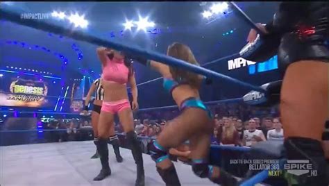 Tara And Gail Kim Vs Mickie James And Brooke Tessmacher