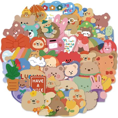 Cute Bear Stickers Temu Australia