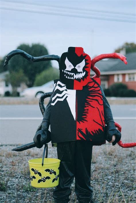 Lego Venom Carnage Mashup Halloween Costume Kids Venom Costume Diy