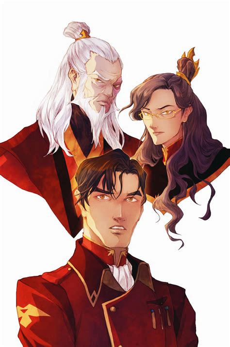 Legend of Korra - Zuko, Izumi, Iroh II by BotanicaXu on DeviantArt