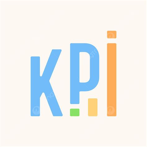 Vector Icon Signifying Kpi Acronymrepresenting Key Performance