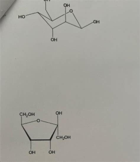 Solved Convert Each Cyclic Monosaccharide To Its Acyclic