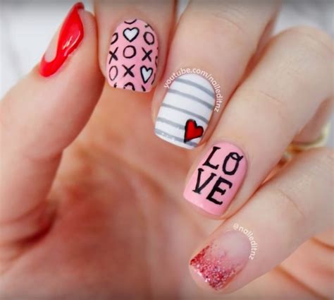 Valentine Day Nails Astra Milzie