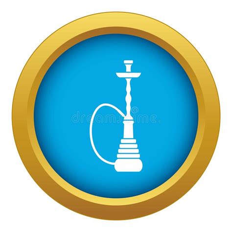 Vetor Azul Do cone Do Cachimbo De gua Isolado Ilustração do Vetor