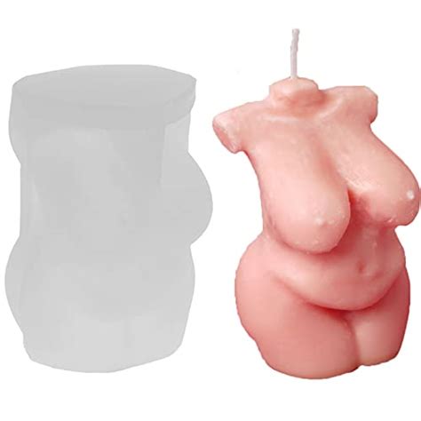 ONNPNN Sex Woman Silicone Molds Human Body Candle Mould 3D Nude