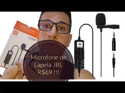 Unboxing Overview Microfone De Lapela Bateria Da JBL CSLM20B