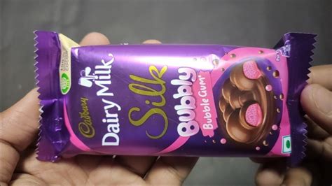 New Cadbury Dairy Milk Silk Bubbly Bubble Gum New Bubble Gum