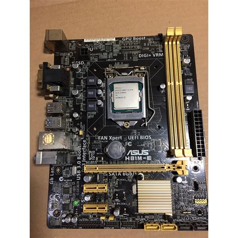 Jual Mobo Asus H81 Processor I3 Gen4 Fan Shopee Indonesia