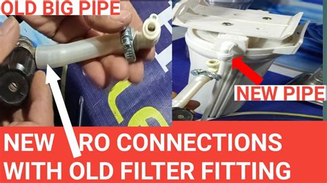 Ro Water Connections With Different Size Pipe Ro Water Fitting Options Youtube