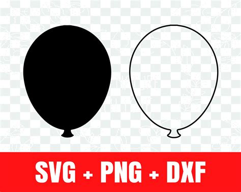 Ballon Svg Ballon Silhouette Svg Ballon Umriss Svg Etsy Schweiz