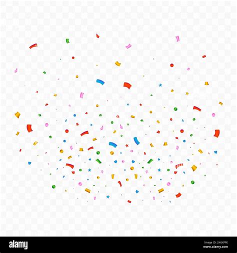 Confetti Vector Explosion For The Carnival Background Multicolor Party