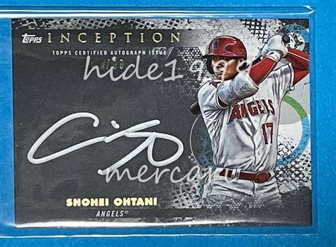 在庫処分特価 Topps 大谷翔平 25枚限定 直筆サインカード Auto 検 Bbm Blogknakjp