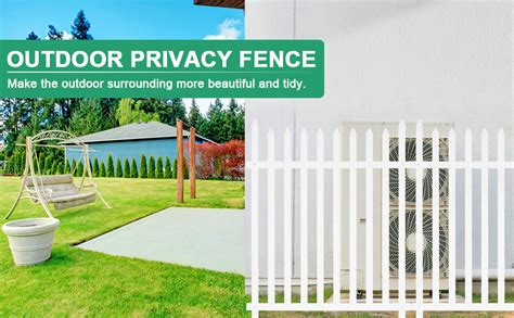 Amazon Garpans W X H Outdoor Vinyl Picket Fence White