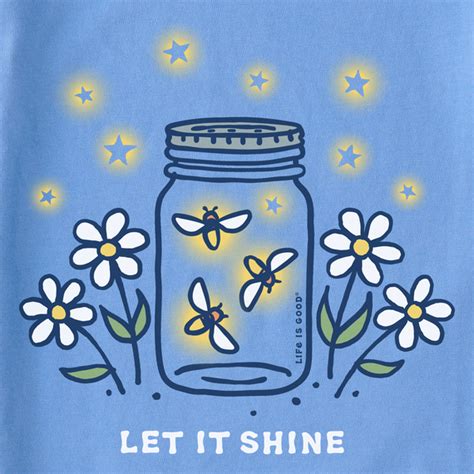 Women S Let It Shine Jar Crusher Tee Life Is Good Official Site