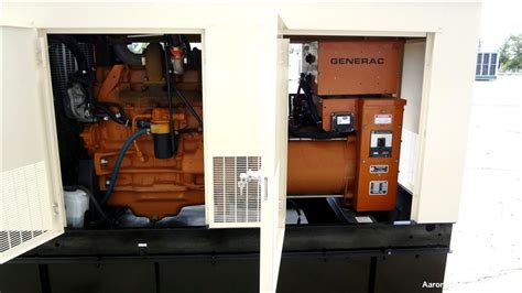 Used Generac 100 Kw Diesel Generator Set Model 97a04577 S Sn 20365