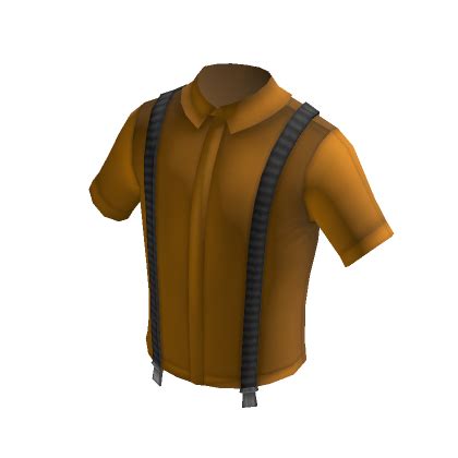 Short Sleeve Button Up With Suspenders Yellow Roblox Item Rolimon S