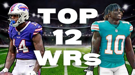 2023 Way Too Early Fantasy Football Rankings Top 12 Wide Receivers