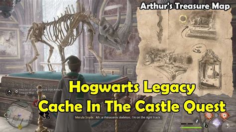 Arthur S Treasure Map Puzzle Hogwarts Legacy Cache In The Castle