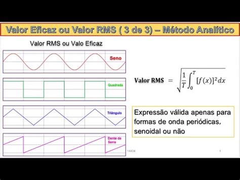 Aula 12 Valor RMS 3 De 3 YouTube