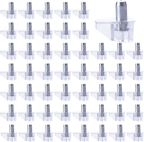 Amazon 50Pcs Shelf Support Pegs 5mm Clear Plastic Shelf Pegs