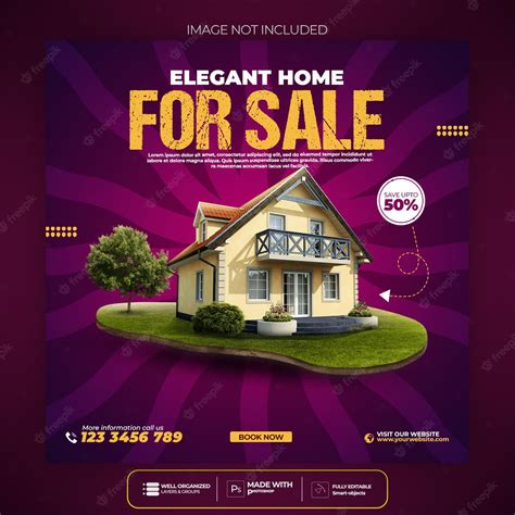 Premium Psd Real Estate House Property Instagram Post Or Social Media