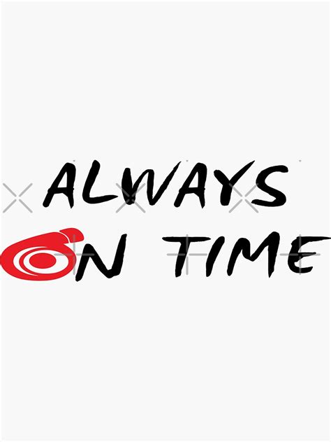 Always On Time Turbo Jdm Racing Sticker By Jmack40 Redbubble