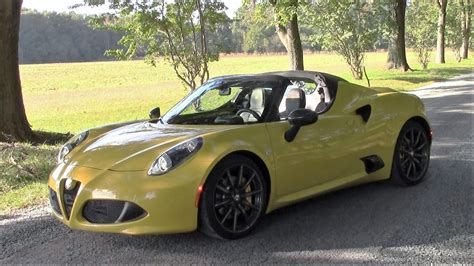 Alfa Romeo 4c Spider Road Test And Review By Drivin Ivan Youtube