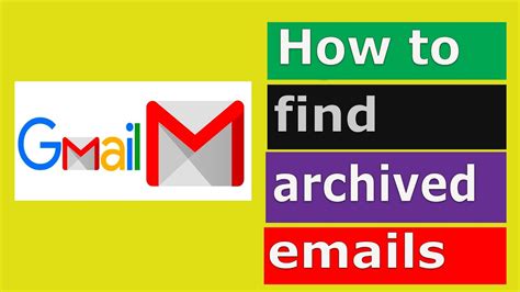 How To Find Archived Emails In Gmail Android And IPhone YouTube