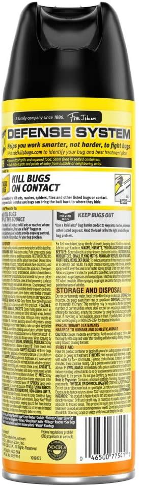 Raid Multi Insect Killer Kills Ants Spiders Roaches And Flies Orange Breeze 15 Oz