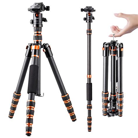 Buy K F Concept Inch Carbon Fiber Camera Tripod Super Lightweight