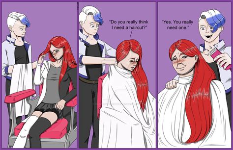 Mat Gives Shi A Haircut Part 1 By Danielwartist On Deviantart Haircut