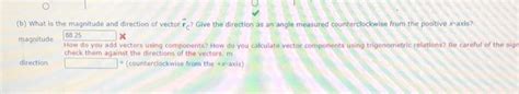 Solved Two Position Vectors Lie In A Plane The First Chegg