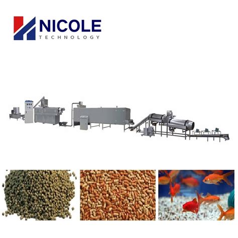 Commercial Fish Shrimp Floating Feed Production Line Pellet Machine