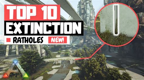 TOP 10 HIDDEN EXTINCTION BASE LOCATIONS ARK Survival Evolved YouTube