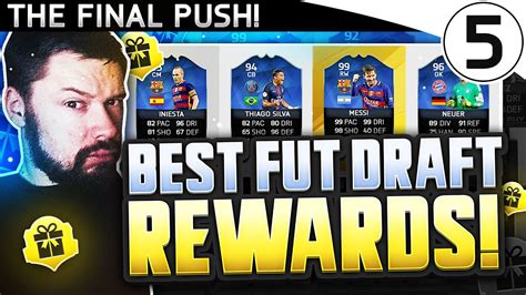 99 MESSI THE BEST FUT DRAFT REWARDS 05 FIFA 16 FUT DRAFT YouTube