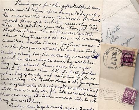 Vintage Handwritten Letters S And S Handwritten Letters With