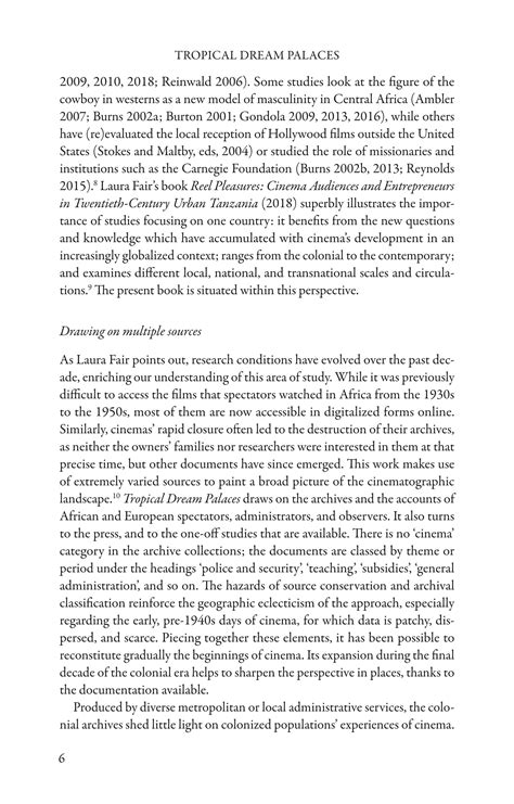 Tropical Dream Palaces Cinema In Colonial West Africa Odile Goerg | PDF