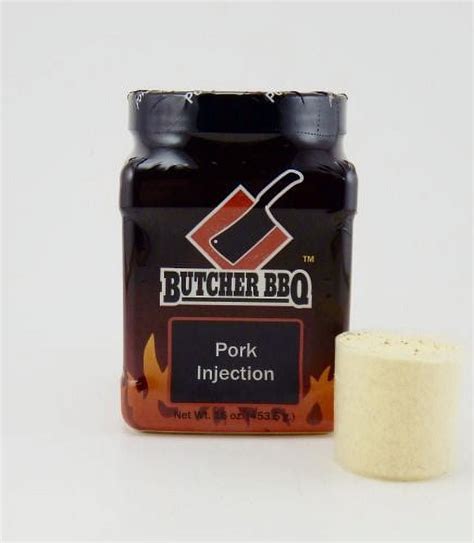 Butcher Bbq Pork Injection Or Marinade 16 Oz Deep Pork Flavor Gluten And Msg Free