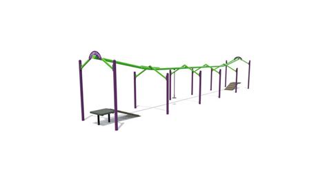 Zoomerang 60 Ziplines Blue Imp Playground Equipment