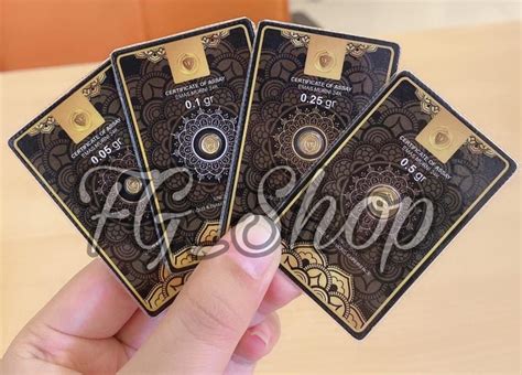 Minigold Black Series Kemasan Baru Batik Series Gram Koin Emas Murni