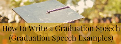 How To Write A Graduation Welcome Speech Printable Templates