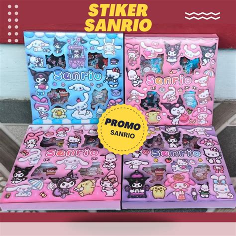 Jual STIKER SANRIO KUROMI CINNAMOROLL MY MELODY ISI 100 LEMBAR STICKER