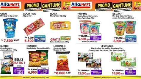 Promo Alfamart Gantung Hari Ini 30 April 2023 Belanja Bayar Pakai