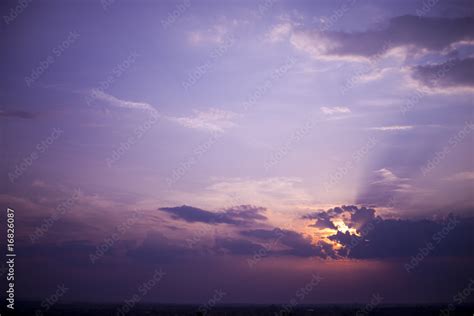 Purple sky Stock Photo | Adobe Stock