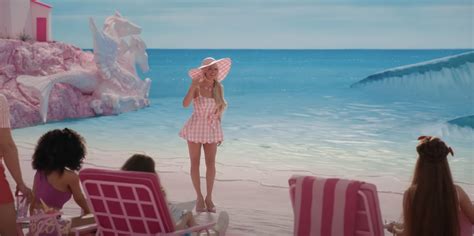 Fans think Margot Robbie's 'Barbie' trailer dress is an Easter egg