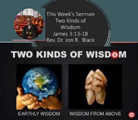 The Two Kinds Of Wisdom Campbell Chapel A M E Church