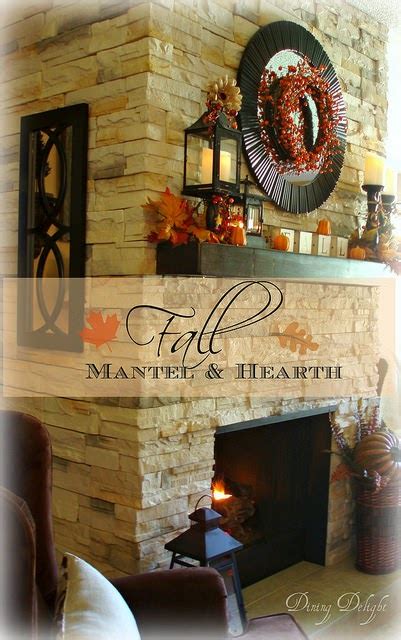 Dining Delight: Fall Mantel & Hearth 2014