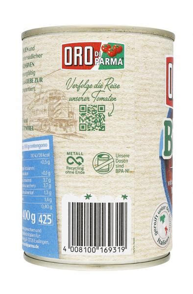 Oro Di Parma Bio Tomaten St Ckig Online Kaufen Bei Mytime De