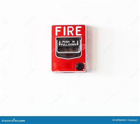 Fire Break Glass Fire Alarm Royalty Free Stock Image Cartoondealer