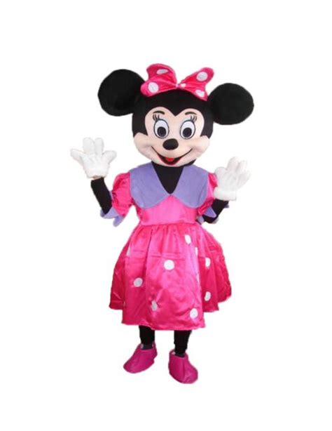 Minnie Mouse Mascot Costume Adult Halloween Birthday Disney Girl Party